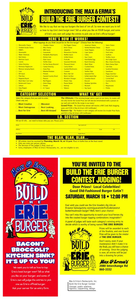 M&E_Burger Build the Erie Burger Event